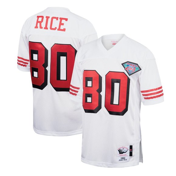 Jerry Rice San Francisco 49ers Mitchell & Ness 1994 Authentic Throwback Jersey - Picture 6 of 7